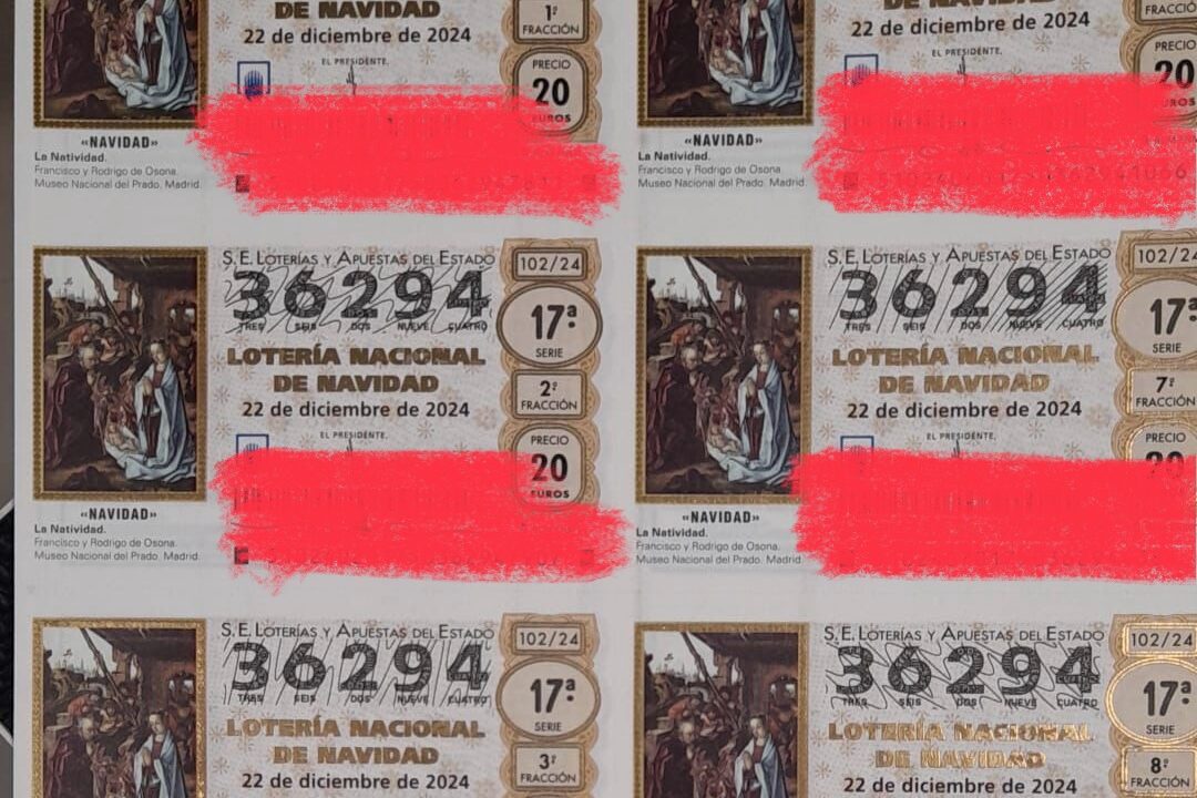 La Asociación de Vecinos La Cañada del Fenollar vende Lotería de Navidad 2024: ¡Hazte con tu décimo del número 36.294!